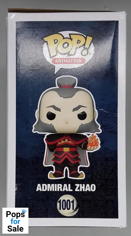 #1001 Admiral Zhao (w/ Fireball) Glow Avatar: The La Box Damaged Funko POP - PopsforSale.co.uk