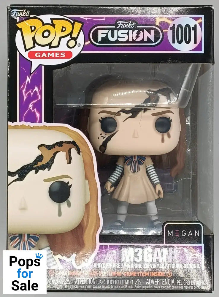 1001 M3GAN - MEGAN - Funko Fusion - Horror - Box Damaged Funko POP