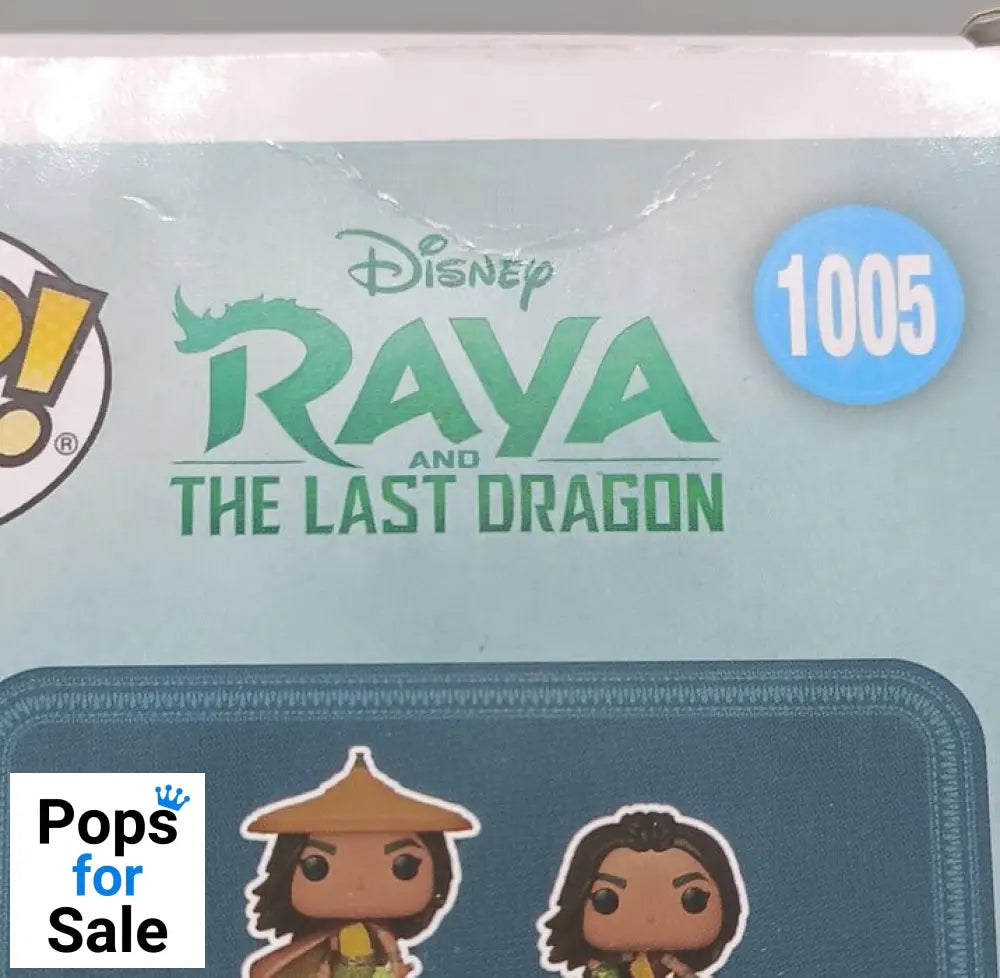 #1005 Raya with Tuk Tuk - Disney Raya and The Last Dr Box Damaged Funko POP - PopsforSale.co.uk