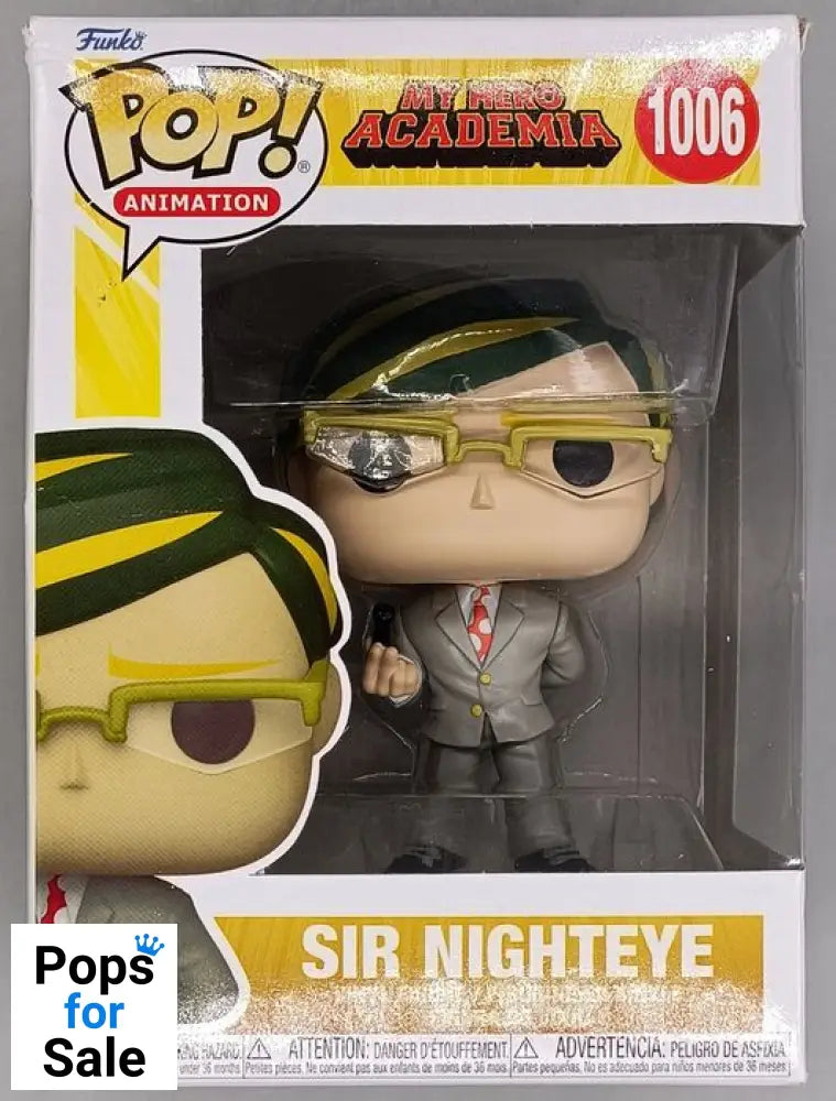 #1006 Sir Nighteye - My Hero Academia - Box Damaged Funko POP - PopsforSale.co.uk