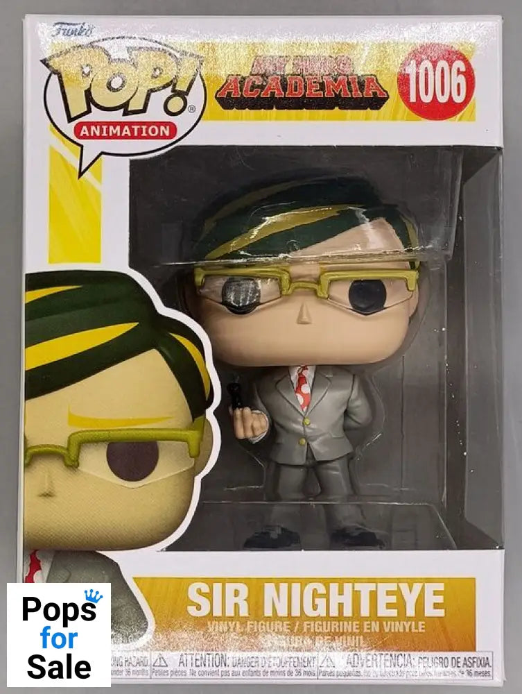 #1006 Sir Nighteye - My Hero Academia - Brand New Funko POP - PopsforSale.co.uk