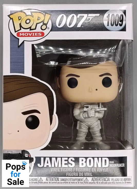 #1009 James Bond (from Moonraker) Roger Moore - Box Damaged Funko POP - PopsforSale.co.uk