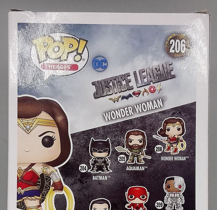 #206 Wonder Woman - DC Justice League - Box Damaged Funko POP