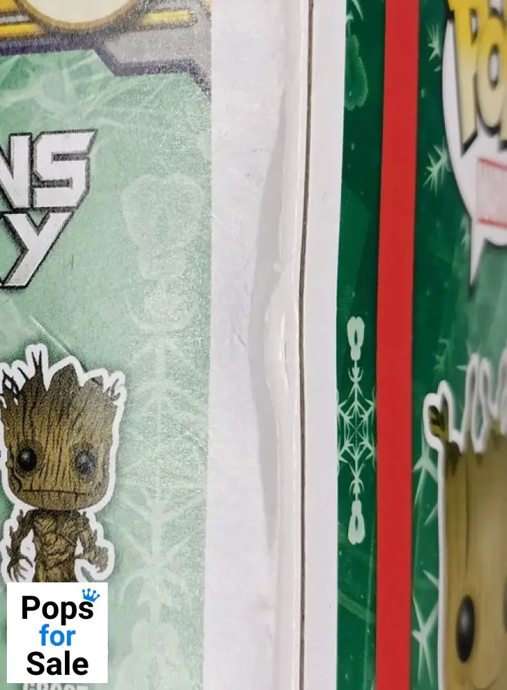#101 Holiday Dancing Groot  Marvel Guardians Of The Galaxy Box Damaged Funko POP