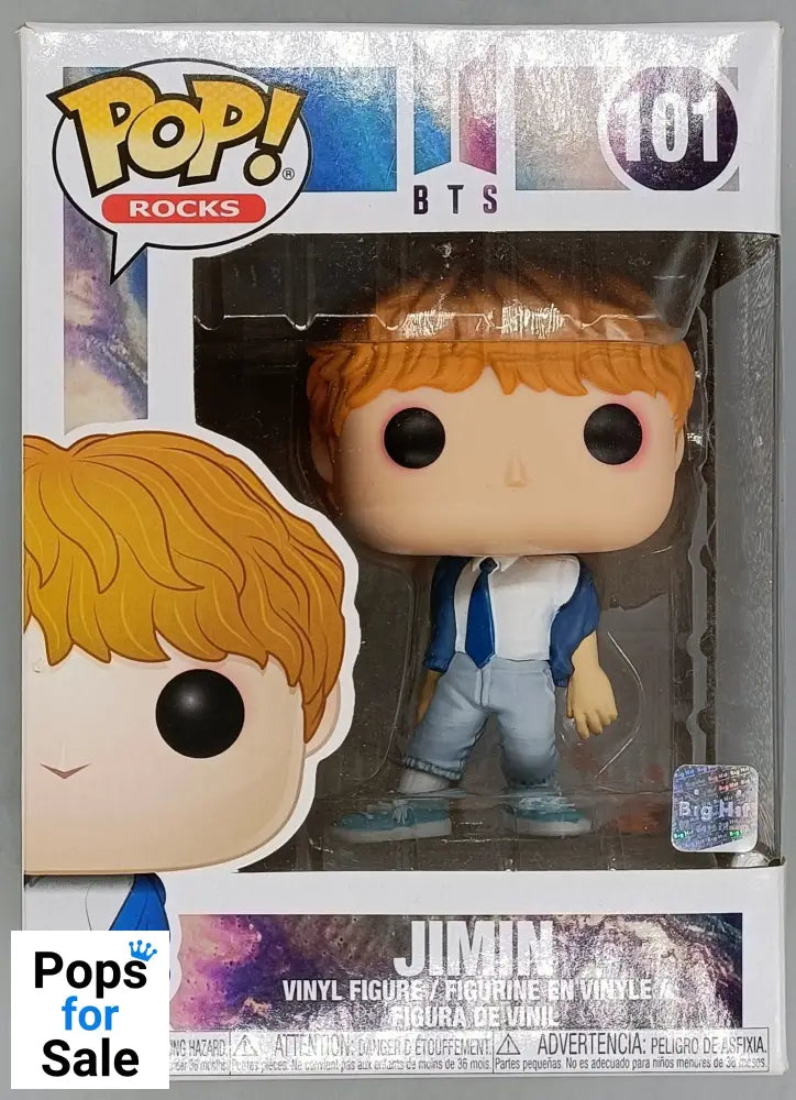 #101 Jimin - Rocks - BTS - Box Damaged Funko POP - PopsforSale.co.uk