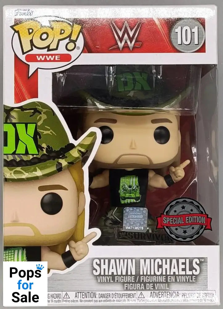 #101 Shawn Michaels (D-Generation X) - WWE Funko POP - PopsforSale.co.uk