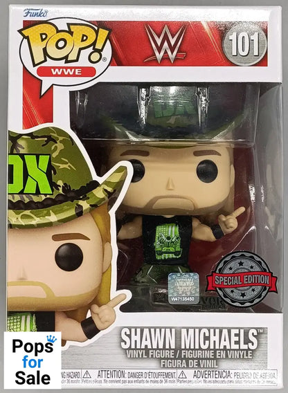 101 Shawn Michaels (D-Generation X) - WWE - Funko POP - Box Damaged