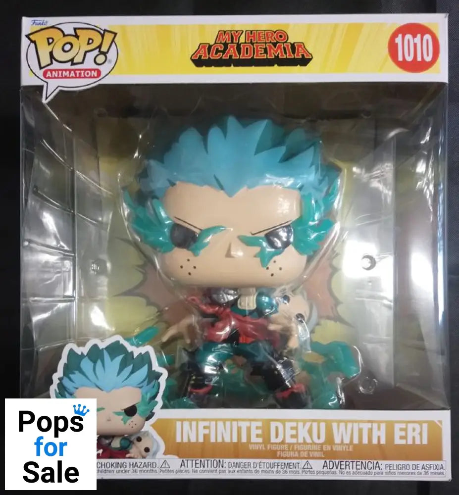 1010 Infinite Deku with Eri - 10 Inch - My Hero Academia Funko POP - Box Damaged