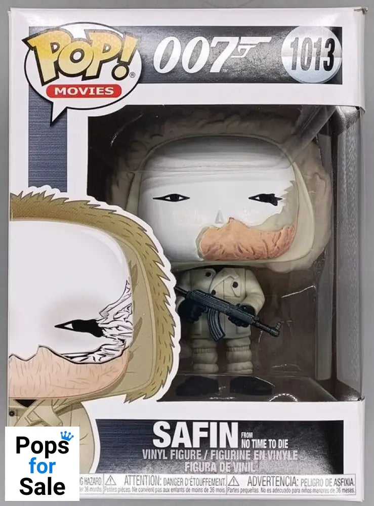 #1013 Safin (from No Time to Die) James Bond - Box Damaged Funko POP - PopsforSale.co.uk