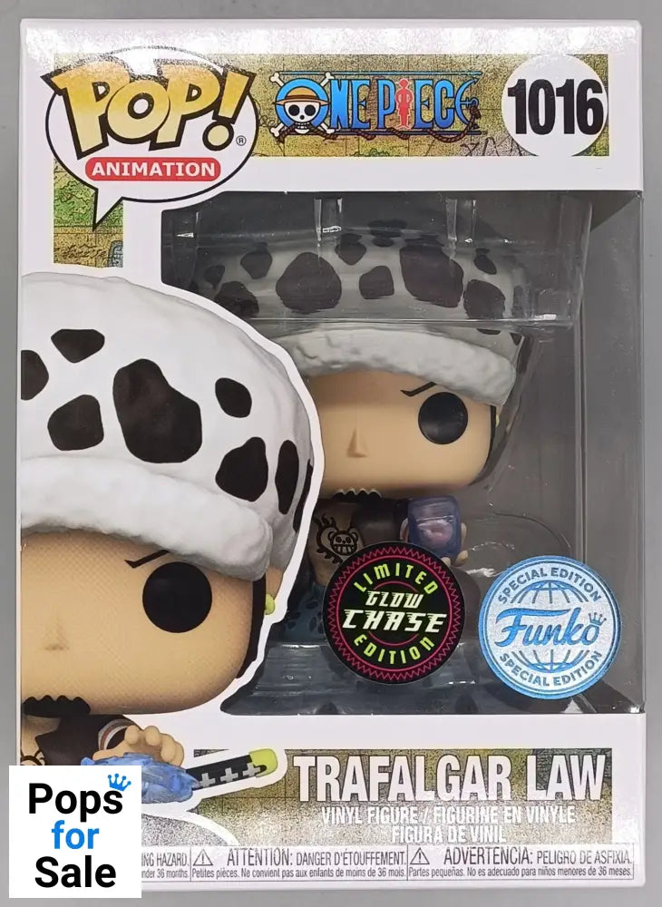 1016 Trafalgar Law (Room Attack) Glow Chase - One Piece Funko POP