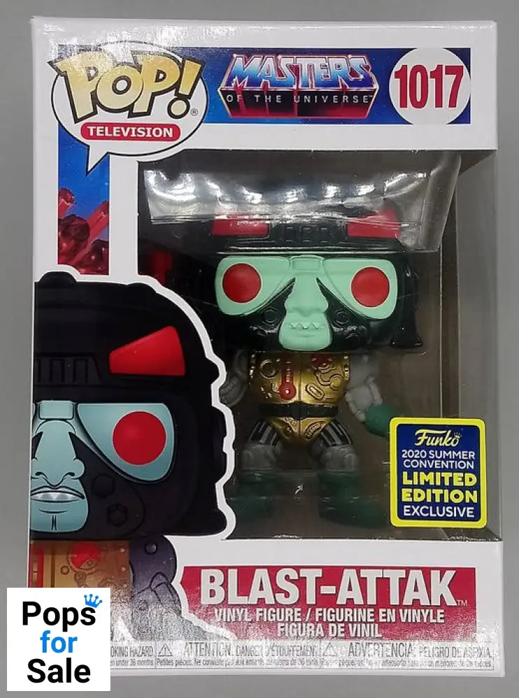 #1017 Blast-Attak - Masters of The Universe - 2020 Con Exc Funko POP - PopsforSale.co.uk