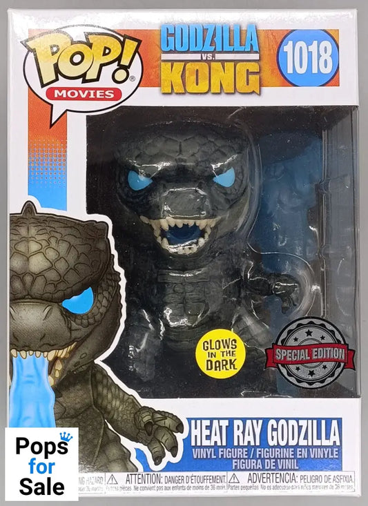 1018 Heat Ray Godzilla - Glow - Godzilla Vs Kong Funko POP