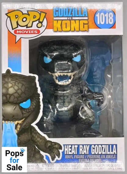 #1018 Heat Ray Godzilla - Godzilla vs Kong - Box Damaged Funko POP - PopsforSale.co.uk