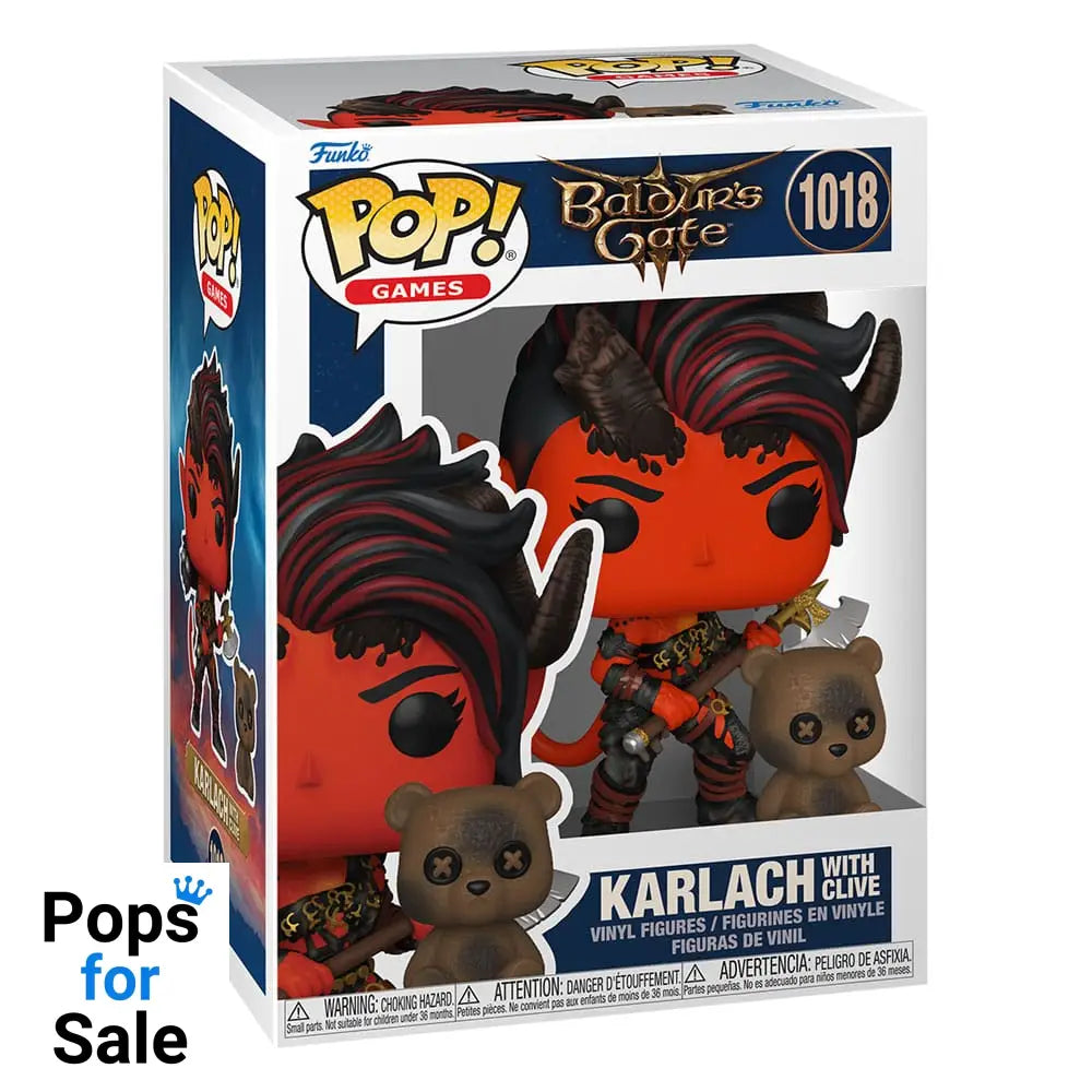 1018 Karlach With Clive - Baldur’s Gate Funko Pop Preorder