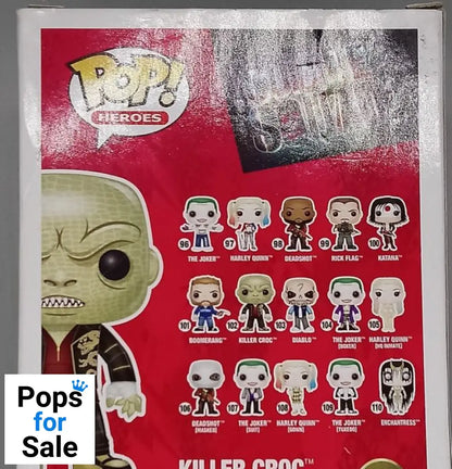 #102 Killer Croc - DC Suicide Squad - Box Damaged Funko POP - PopsforSale.co.uk