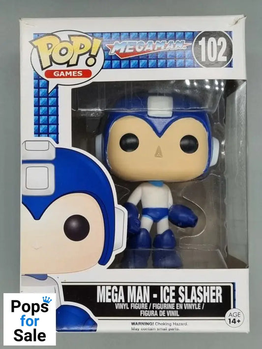 #102 Mega Man (Ice Slasher) - Mega Man - Box Damaged Funko POP