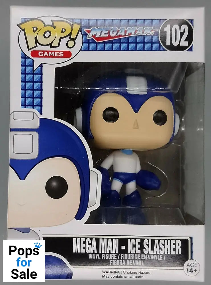 #102 Mega Man (Ice Slasher) - Mega Man Funko POP - PopsforSale.co.uk