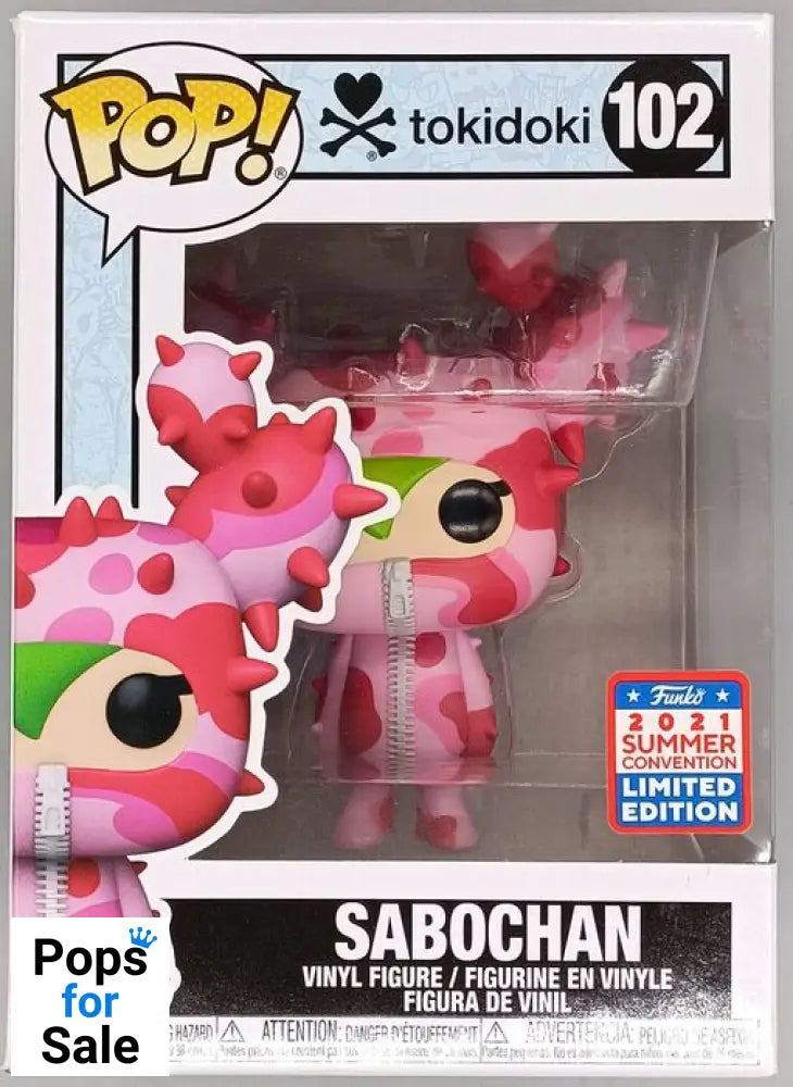 #102 Sabochan - Tokidoki Funko (Originals) - 2021 Con - Box Damaged Funko POP