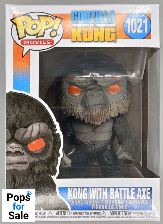 1021 Kong (with Battle Axe) - Godzilla Vs Kong Funko POP
