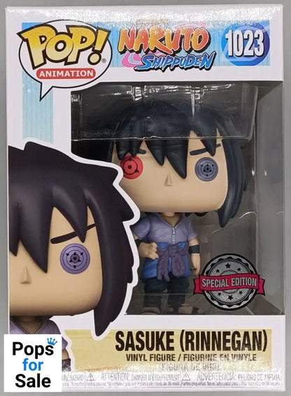 #1023 Sasuke (Rinnegan) - Naruto Shippuden - Box Damaged Funko POP - PopsforSale.co.uk