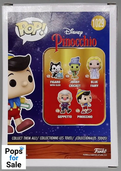 #1029 Pinocchio (School Bound) - Disney Pinocchio Box Damaged Funko POP - PopsforSale.co.uk