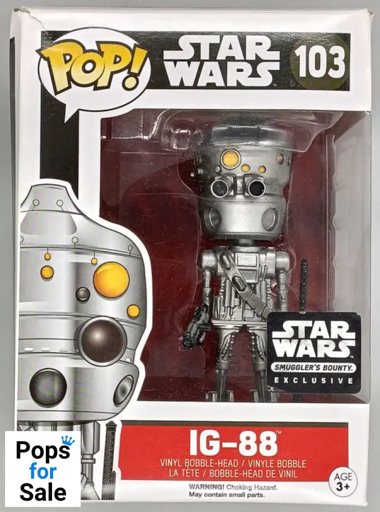 #103 IG-88 - Star Wars - Smuggler's Bounty - Box Damaged Funko POP