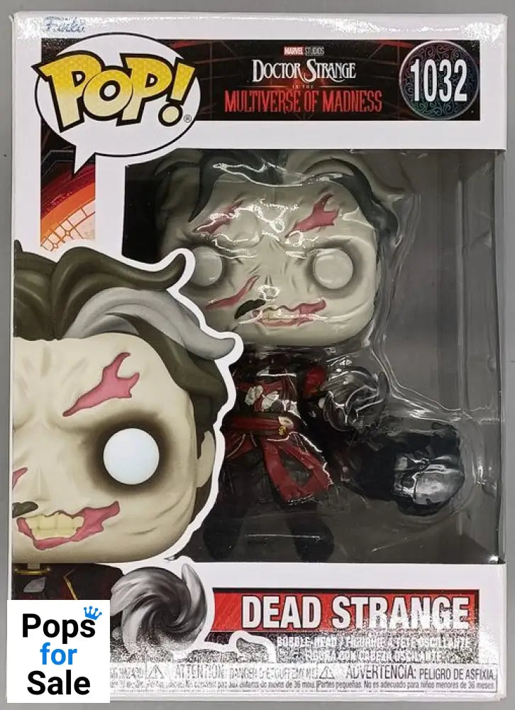 #1032 Dead Strange - Marvel Doctor Strange 2 - Box Damaged Funko POP - PopsforSale.co.uk