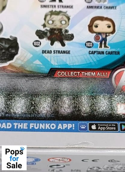 #1032 Dead Strange - Marvel Doctor Strange 2 - Box Damaged Funko POP - PopsforSale.co.uk