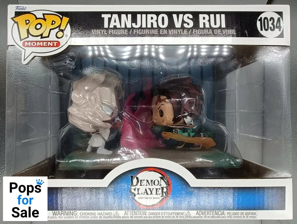 #1034 Tanjiro vs. Rui - Anime Moment - Demon Slayer Funko POP - PopsforSale.co.uk