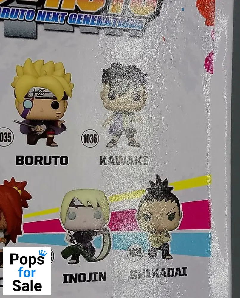 #1035 Boruto (w/ Marks) Glow Boruto Naruto Next Gener Box Damaged Funko POP