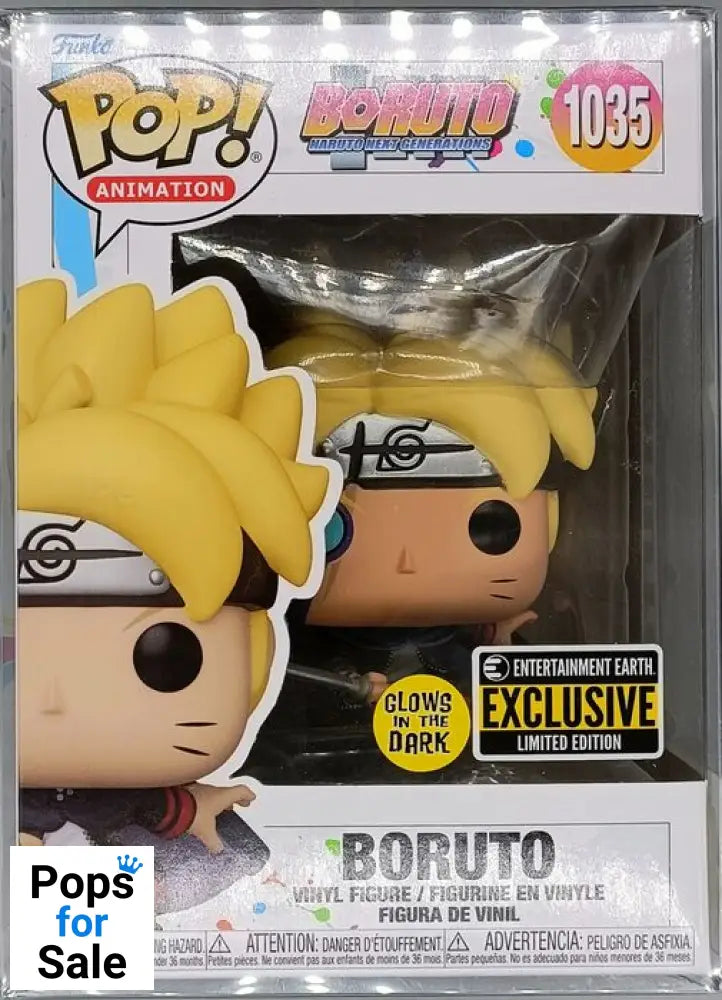 #1035 Boruto (w/ Marks) Glow Boruto Naruto Next Generations Funko POP - PopsforSale.co.uk