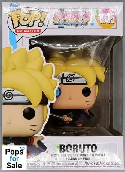 #1035 Boruto (w/ Marks) Boruto Naruto Next Generation Box Damaged Funko POP