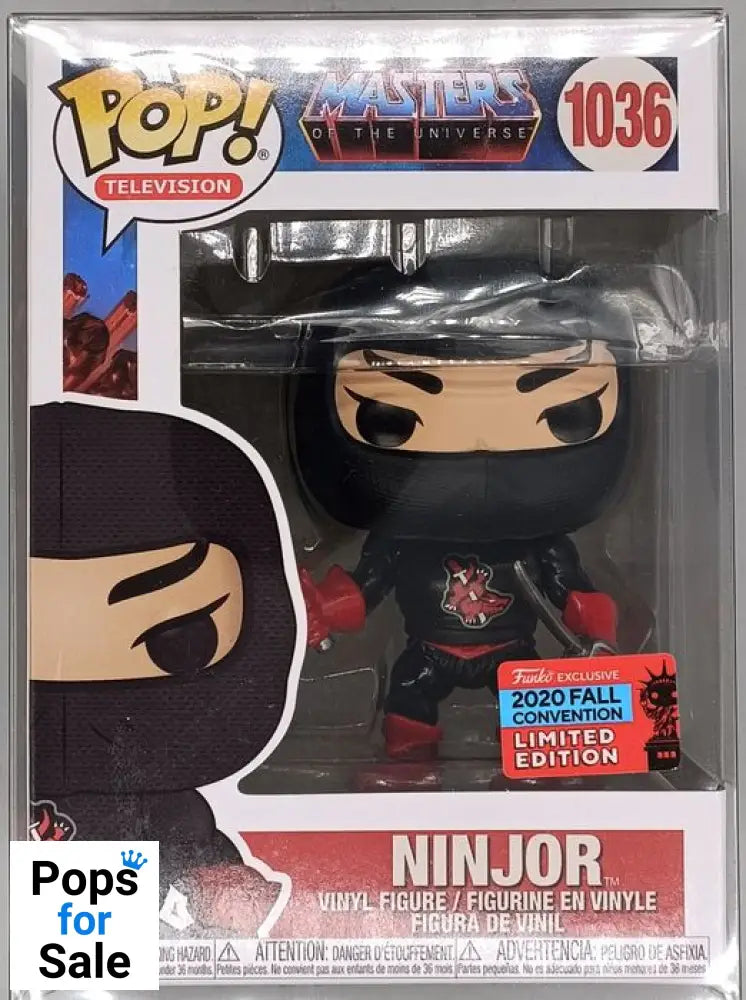 #1036 Ninjor - Masters of the Universe - 2020 Con Funko POP - PopsforSale.co.uk