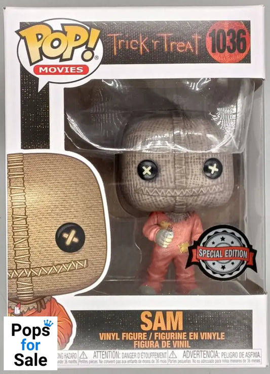 #1036 Sam (w/ Razor Candy) - Trick or Treat - Box Damaged Funko POP