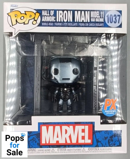 1037 Hall of Armor Iron Man Model 11 War Machine Deluxe - Marvel - Box Damaged Funko POP