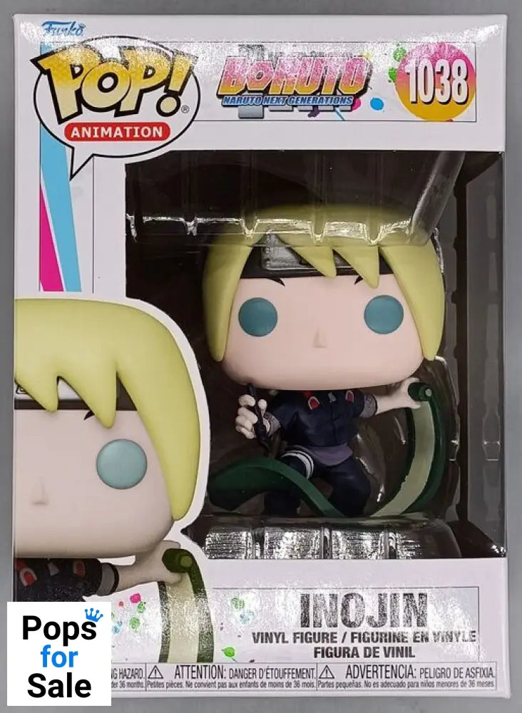 1038 Inojin - Boruto Naruto Next Generations Funko POP - Brand New