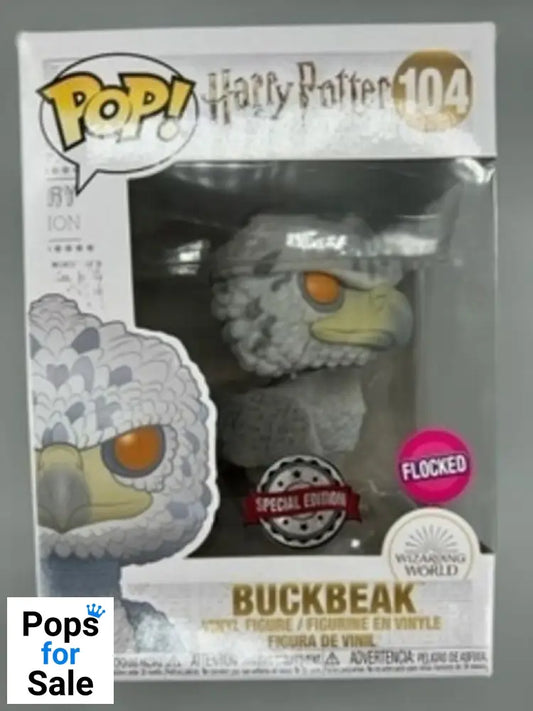 104 Buckbeak - Flocked (Gold Eyes) Harry Potter Box Damaged Funko POP