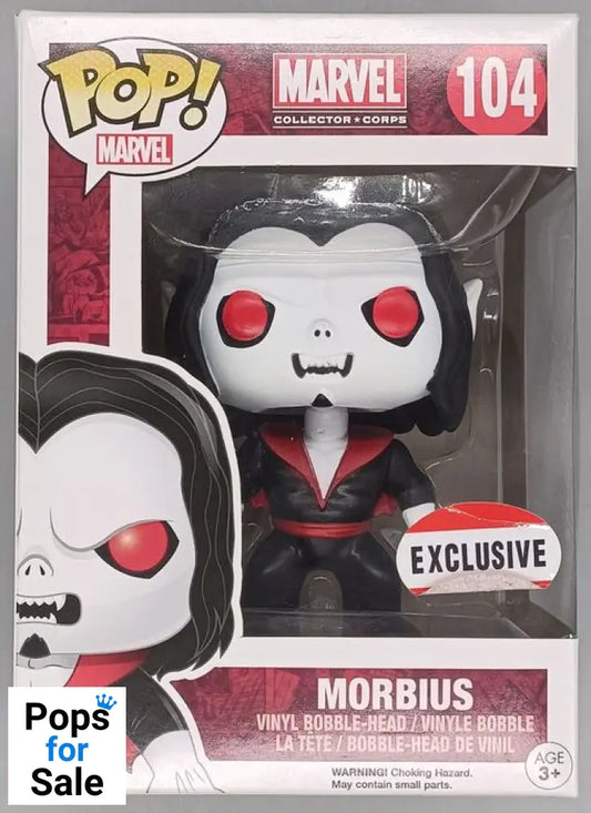 104 Morbius - Marvel Collector Cops Exclusive - Box Damaged Funko POP