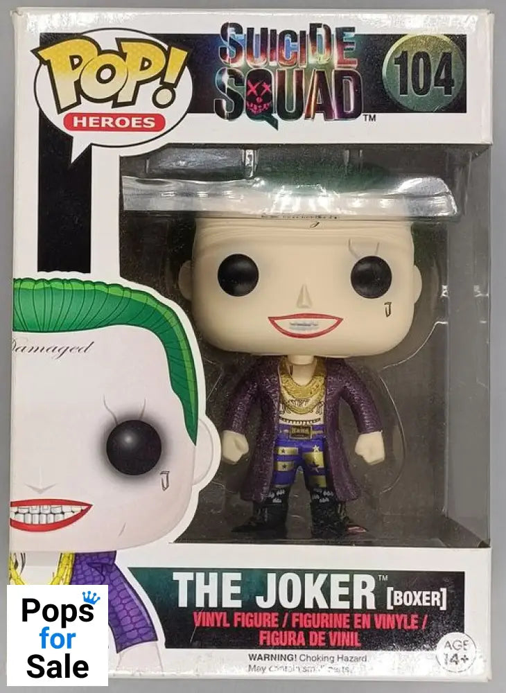 #104 The Joker (er) - DC Suicide Squad - Box Damaged Funko POP