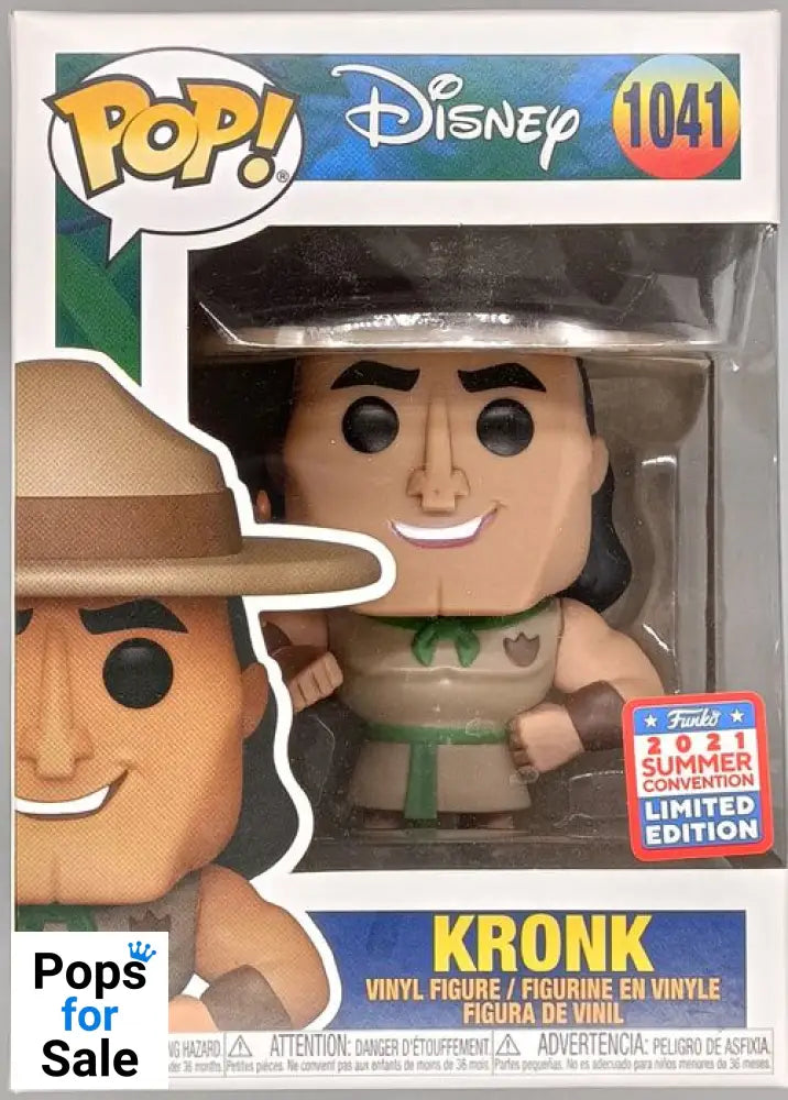 #1041 Kronk (Scout Leader) Disney Emperor's New G Box Damaged Funko POP - PopsforSale.co.uk