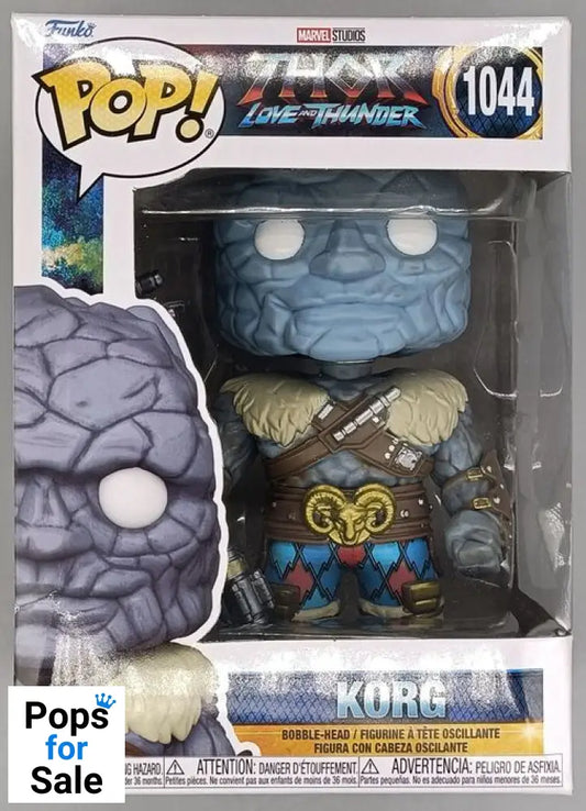 #1044 Korg - Marvel Thor Love & Thunder - Box Damaged Funko POP - PopsforSale.co.uk