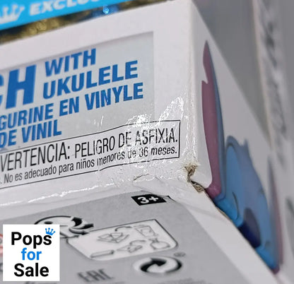 #1044 Stitch (with Ukulele) - Diamond - Disney Lilo & Stitch Box Damaged Funko POP