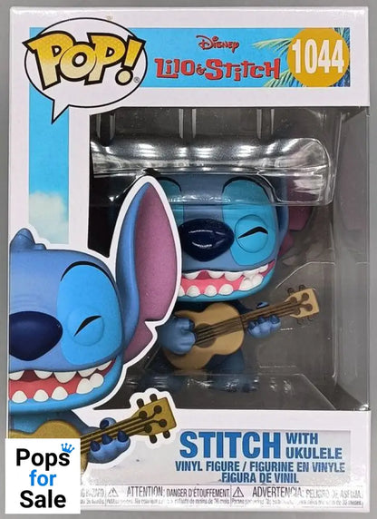 #1044 Stitch with Ukulele - Disney Lilo & Stitch Box Damaged Funko POP