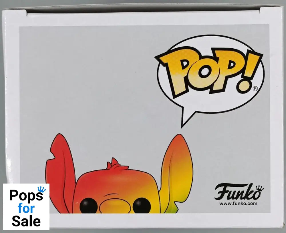 #1045 Stitch (Seated Smiling Pride) Diamond Disney Damaged Box Funko POP