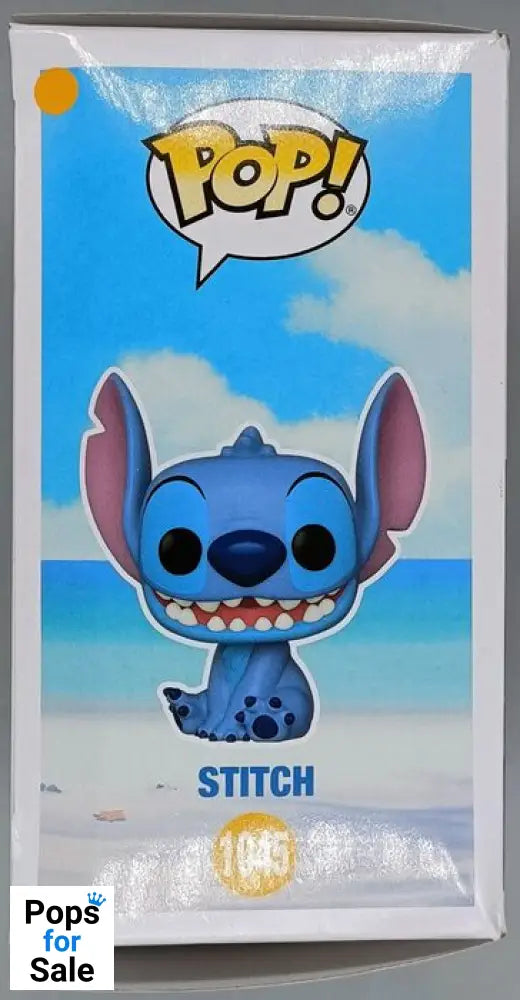 1045 Stitch (Smiling Seated) - Disney Lilo & Stitch - Box Damaged Funko POP