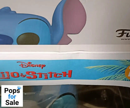 1046 Smiling Seated Stitch - 10 Inch - Disney Lilo & Stitch - Box Damaged Funko POP