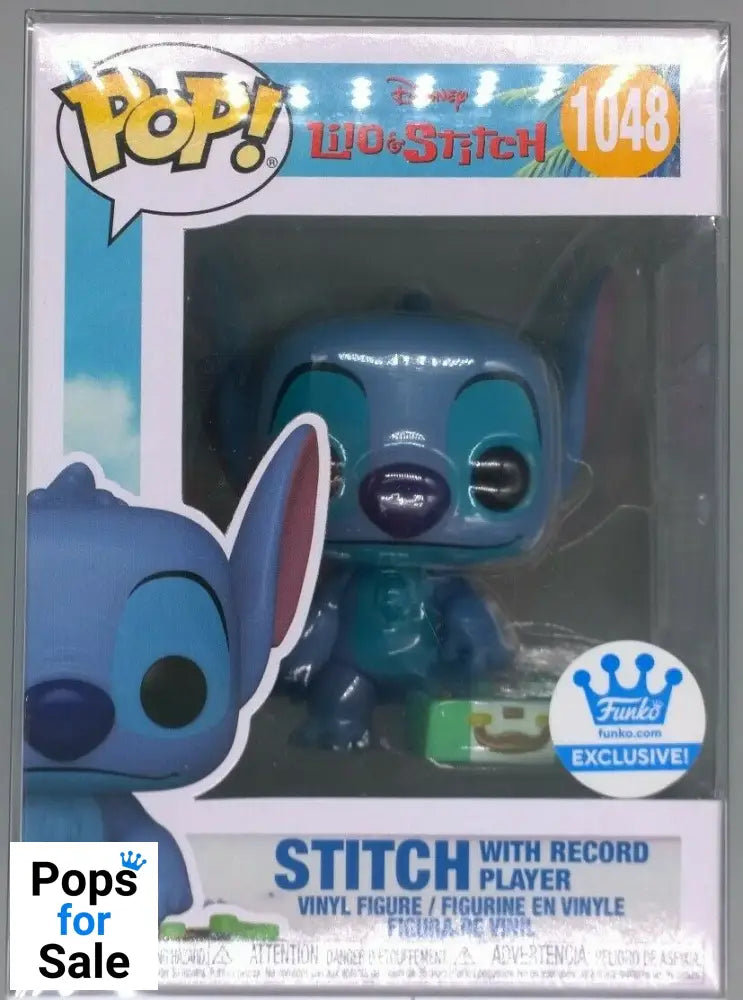 1048 Stitch with Record Player - Disney Lilo & Stitch Funko POP