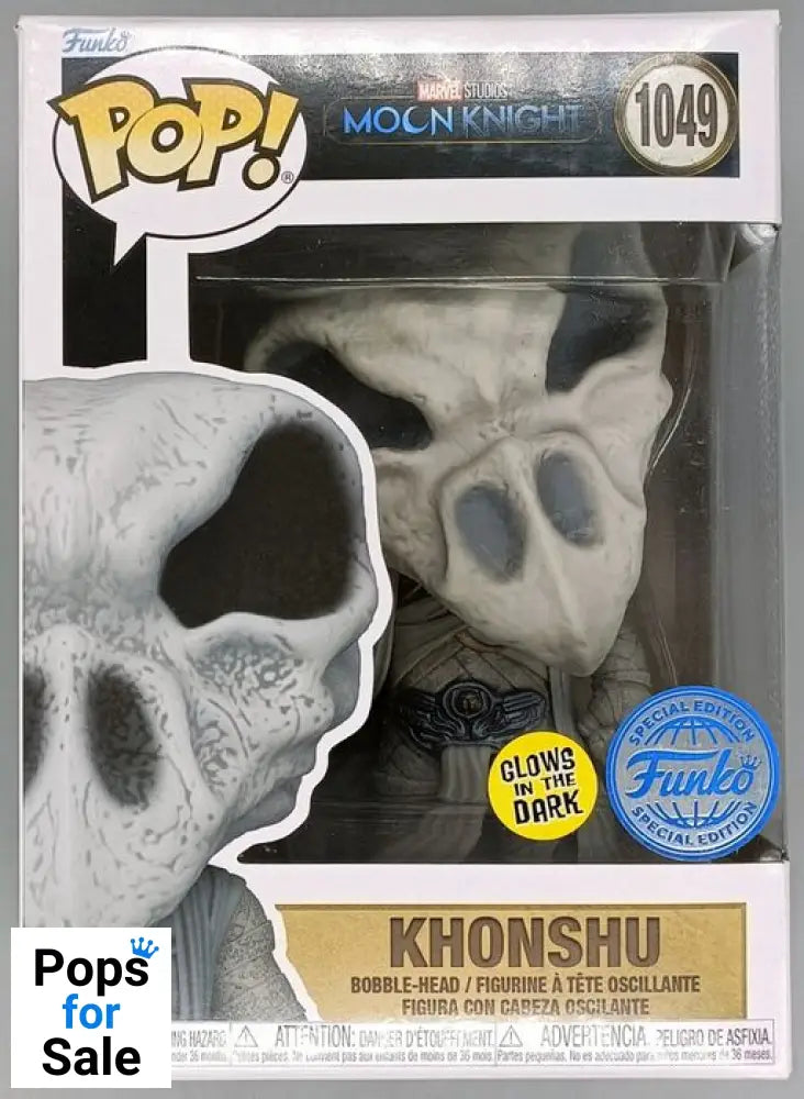 1049 Khonshu - Glow - Marvel Moon Knight - Box Damaged Funko POP 