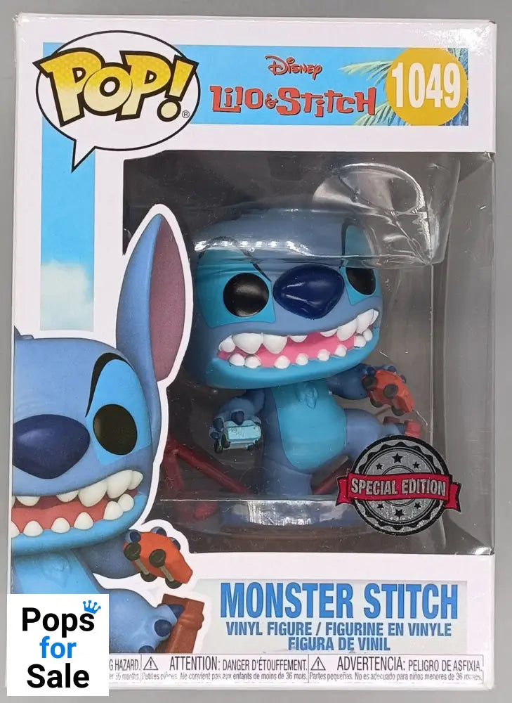 1049 Monster Stitch - Disney Lilo & Stitch - Funko POP - Box Damaged