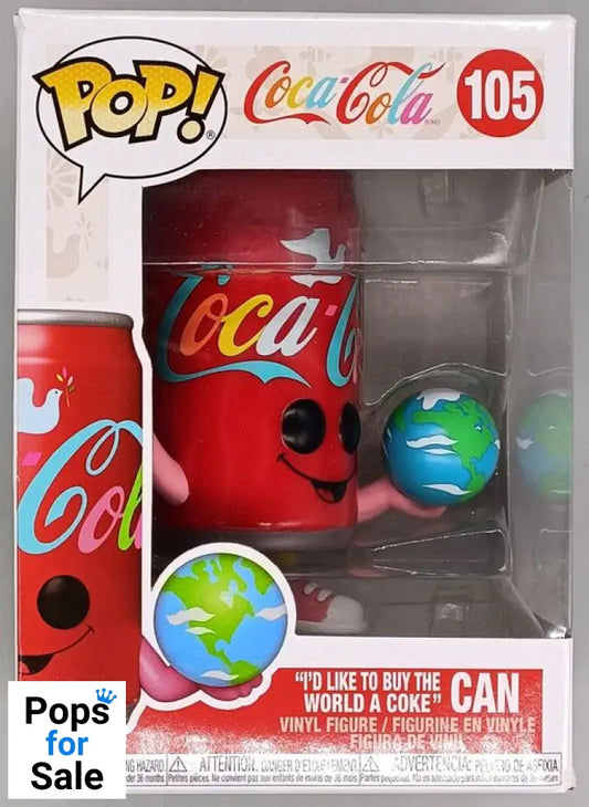 105 Id Like to Buy the World a Coke Can - Coca Cola Funko POP - Box Damaged